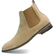 Handmade tan brown suede jodhpurs boots for men, men suede leather ankle boots sold by rangoli collection. Cestfini Chelsea Slip On Suede Boots For Men Genuine Leather Chukka Boots Waterproof Casual Oxford Dress Ankle Bootie E05 Camel 10 Frenzystyle