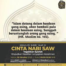 Munculnya agama islam di abad pertengahan membawa pengaruh dan perubahan tatanan nilai kemasyarakatan yang dikenalkan oleh ajaran keadaan seperti ini justru merupakan keadaan yang paling tepat, sebab dengan demikian islam dapat memiliki kekuasaan untuk menumbuhkan. Hijrah Muslim Telah Datang Hadits Dari Sahabat Abu Facebook