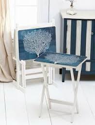 Painted Tv Tray Tables With A Beach Nautical Theme Painted Tv Trays Decor Tv Tray Table