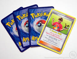En cards jp cards en release date jp release date set abb. Pokemon Card Birthday Invitation The Scrap Shoppe