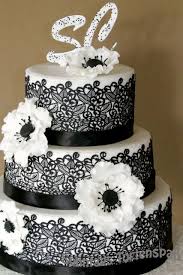 Immer Wieder Sonntags Schwarz Weisse Hochzeitstorte Hochzeitstorte Hochzeitstorte Spitze Weisse Hochzeitstorte