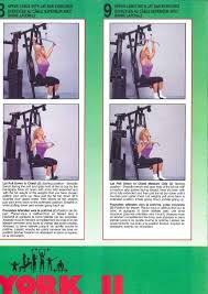 York Mega Max 3001 Gym Workout Chart Gym Workout Chart Workout Chart Gym Workouts