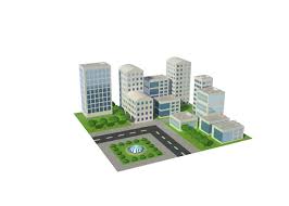 Down Town City Scape 3d Model Cityscape 3d Model City