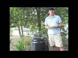 It is the earth machine, which is also sold at many retailers. Earth Machine Composter Review And Useful Info Youtube
