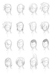 Male Hairstyle Practice By Obhan On Deviantart How To Draw Hair Mens Hairstyles Drawing Hair Tutorial