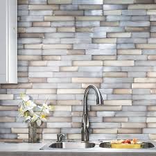 Peel And Stick Tile Self Adhesive Metal Wall Bath Kitchen Backsplash Silver Gold Wall Tiles Ideas Of In 2020 Stick On Tiles Peel And Stick Tile Gold Tiles Kitchen
