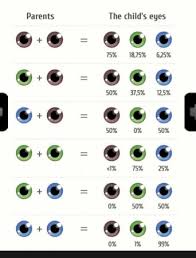 56 punctilious eye chart eye color