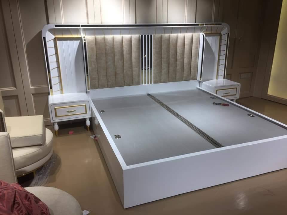 Double bed with storage product image