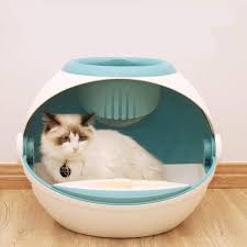 Rnwen Litter Toilet Cat Self Cleaning Litter Box Self Cleaning Pet Cat Litter Box Deodorant Cat Toi In 2020 Pet Cat Litter Box Self Cleaning Litter Box Best Cat Litter
