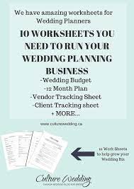Wedding Work Sheet Templates Wedding Planner Business Event Planning Business Wedding Planning Business