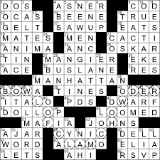 This crossword clue might have a different answer every time it appears on a new new york times crossword puzzle. La Times Crossword 21 Jan 21 Thursday Laxcrossword Com