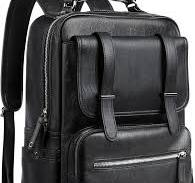 MATE ELAN Zaino in PU Impermeabile per Computer Portatile da 14 Pollici con  Presa USB,Zaino Lavoro Uomo Pelle Sintetica, Zaino Vintage Donna Elegante,  ...