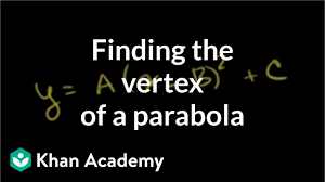 See full list on tutorme.com Finding The Vertex Of A Parabola In Standard Form Video Khan Academy