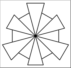 Please, give attribution if you use this image in your website. Clip Art Color Wheels Color Wheel 1 B W 1 I Abcteach Com Abcteach