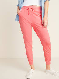 High Waisted Specially Dyed Lightweight Jogger Pants For Women Old Navy