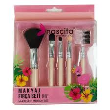 Nascita Makyaj Firca Seti 5 Li Make Up Brush Set Professional Indirimli Makyaj Fircasi Makyaj Fircalari Makyaj