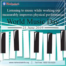 World Music Day Or International Music Day Will Be Observed On June 21 The Theme Of Year 2019 The Theme World Music Day International Music Day Music Day