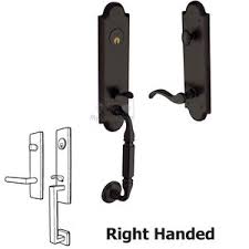 Baldwin prestige keyed entry set. Doorknobsonline Com Offers Baldwin Bal 99536 Handleset Oil Rubbed Bronze Baldwin Door Hardware Manchester Escutcheon Handlesets