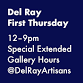 First Thursday: Extended Gallery Hours (Open 12-9pm)
