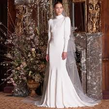 Sheath silhouettes fall directly to the figure. The 28 Best Long Sleeved Wedding Dresses Of 2021
