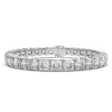 Make the most of your budget. 30 Carat Asscher Diamond Tennis Bracelet Raven Fine Jewelers