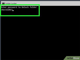 Follow following steps for removing lock sign from your file/folder. How To Lock A Folder Using A Batch File With Pictures Wikihow