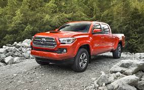 download wallpapers toyota tacoma trd double cab orange