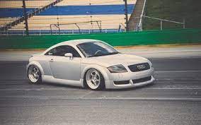 Download Wallpapers Audi Tt Stance Supercars Tuning Silver Audi Besthqwallpapers Com Audi Tt Audi Audi Sports Car