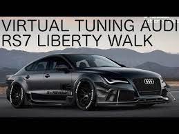 279 Audi Rs7 Liberty Walk Virtual Tuning On Gimp Photoshop 1080p60fps Youtube Audi Audi Rs7 Liberty Walk