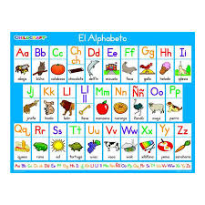 childcraft literacy charts spanish alphabet 9 x 11 inch set of 25