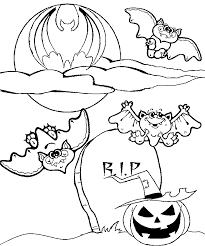 Halloween coloring pages can get your kids geared up and excited for the holiday. Bat Coloring Pages For Halloween Coloring Home