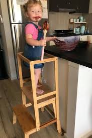 The guidecraft kitchen helper stool has made it easy to work in the kitchen with my daughter. Kmart Diy Bamboo Learning Tower Costs Just 44 To Create Kidspot