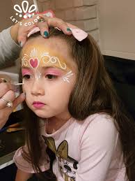Princess Crown Face Painting Ideas for Kids