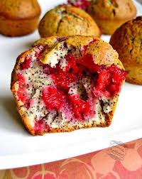 Muffins Aux Framboises Et Aux Graines De Pavot Recette Muffin Framboise Graine De Pavot Recette Muffin