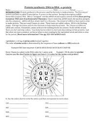 practice using the rna codon amino acid codon chart