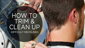 Pull to remove the hair, and repeat as desired. How To Trim Clean Up A Difficult Neckline