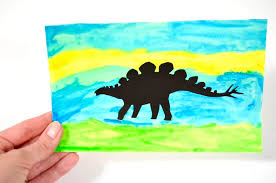 Maybe you would like to learn more about one of these? 4 Dinosaur Art Activities For Kids Silhouette Sensory Idea