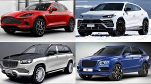 The vehicle is able to sense any environment at any given time with the help of sensors, actuators, complex algorithms, and software execution. Top 10 Ultra Luxurious Suvs 2020 2021 Bentley Bentayga Lamborghini Urus Dbx X6 Cayenne Review Youtube