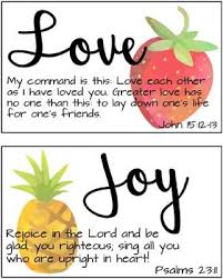 Fruit Of The Spirit Watercolor Posters For Church School Fruit Of The Spirit Church Artwork Apple Background
