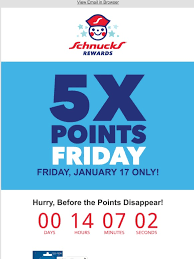 We did not find results for: Schnuck Markets Inc 5x Points Friday Milled
