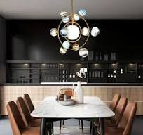 LED Glass Globe Pendant Light Wandering Earth Planet ...
