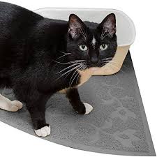 Jumbo Corner Cat Litter Mat Best For Corner And Large Litter Boxes 100 Bpa Free And Safe Litter Catcher 30 X 30 For Cat Litter Mat Litter Mat Cat Litter