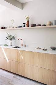 Light grey kitchen with oak worktops ikea bedside lamps. Birch Plywood Wood Kitchen Wardrobe Sideboard Doors Worktops More Urban Kitchen Design Kitchen Refurbishment Plywood Kitchen