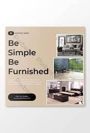 The interior design punchline is worth for starting a business and especially interior design business. Interior Designer Company Promotional Instagram Ad Template Ai Free Download Pikbest
