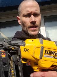 Broken Dewalt nail gun. replace the driver unit. #deandohertygreaser  #Dewalt #repair #powertools