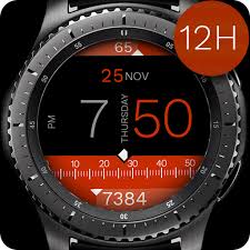 12h Black Version Of Top Selling Digital 2d Watchface Hamilton Is Available On Samsung Galaxy Apps Store With Name Am Relojes Hombre Relojes Caballero Reloj