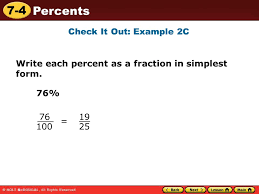 Reduce the fraction by dividing the numerator and denominator by the gcd value: Warm Up Problem Of The Day Lesson Presentation Lesson Quizzes Ppt Video Online Download