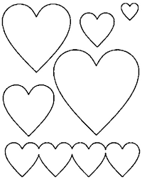 Resultat De Recherche D Images Pour Fleurs A Imprimer Et Decouper Patrons D Appliques Dessin De Coeur Coeur En Papier