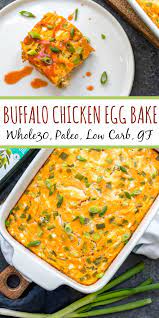 Fitness, natural remedies, conditions and symptoms Buffalo Chicken Egg Bake Whole30 Paleo Keto Gf Whole Kitchen Sink