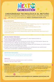 Looking for a new job? Attention Utr Universidad Tecnologica El Retono Facebook